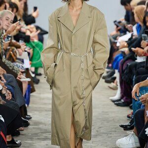 BNWT SS20 KWAIDAN EDITIONS BONDED COTTON OVERCOAT 40